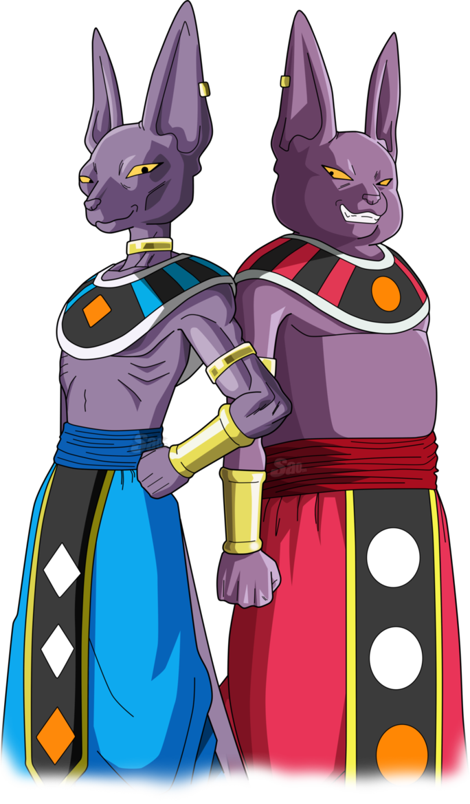 Beerus And Champa By Saodvd - Beerus And Champa Png (684x1169), Png Download