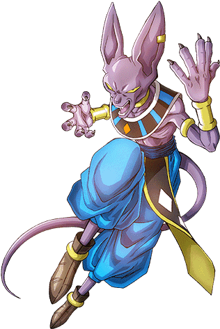 Background For Beerus Impetuous God Beerus - Beerus Dbs Png (426x568), Png Download