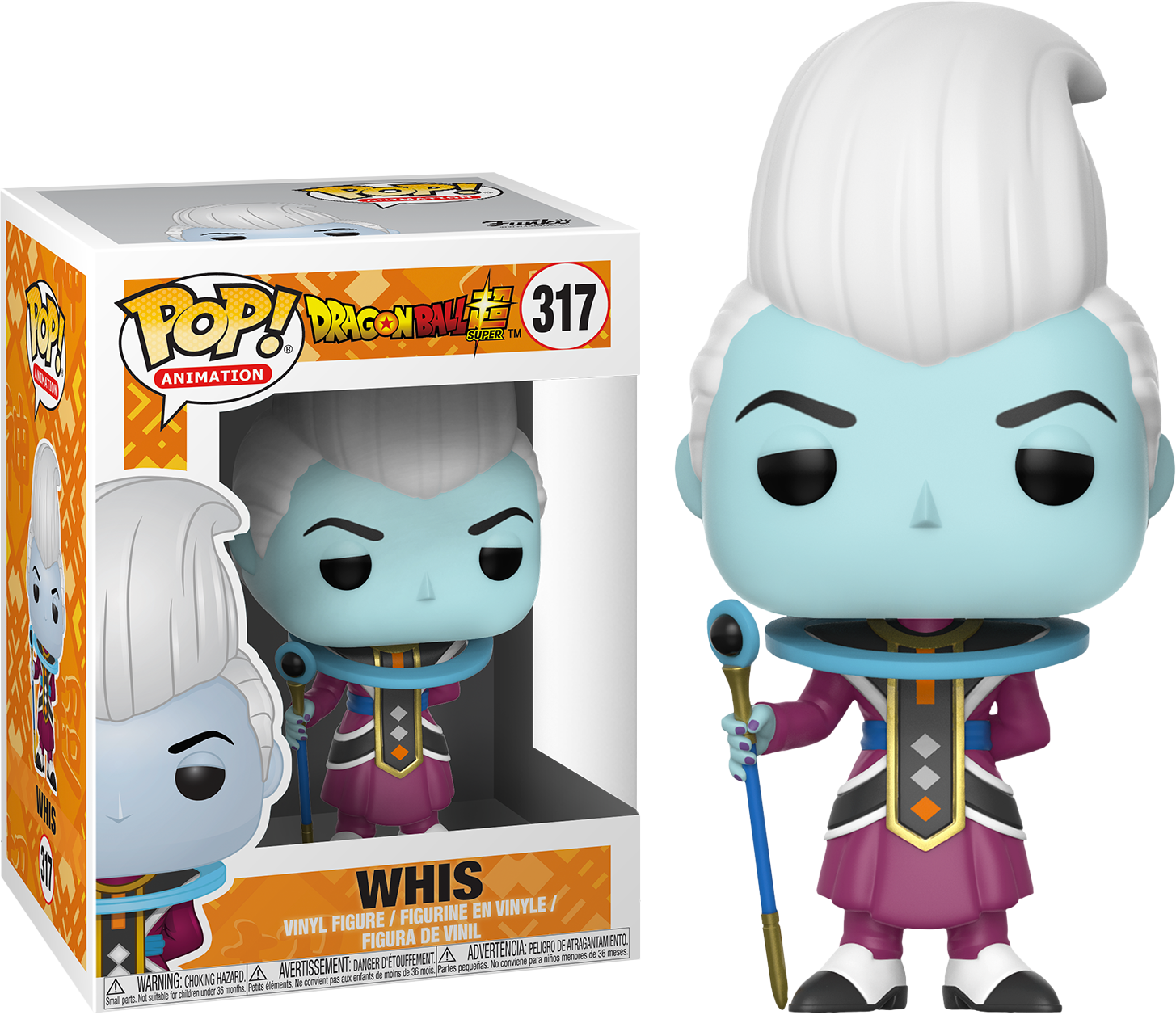 Dragon - Dragon Ball Super Whis Pop! Vinyl Figure (1455x1256), Png Download