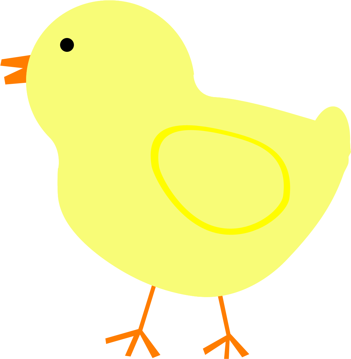 Free Easter Clipart Banner Royalty Free Stock - Easter Chick Clipart 2017 (1440x1200), Png Download