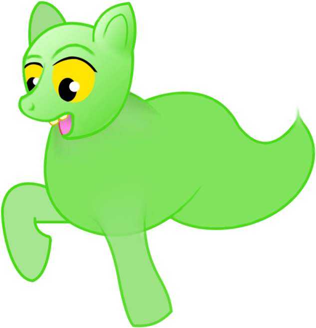 The Pony Ghost By Banner Free - My Little Pony Slimer (894x894), Png Download