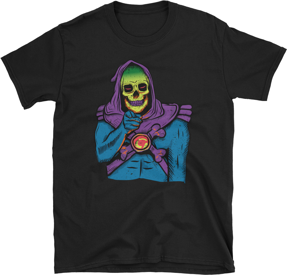 Skeletor Uncle Sam Parody Master Of The Universe Unisex - T-shirt (1000x1000), Png Download