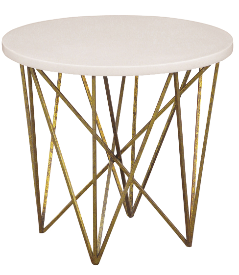 Coffee Table Png Transparent - Side Table Round (495x560), Png Download