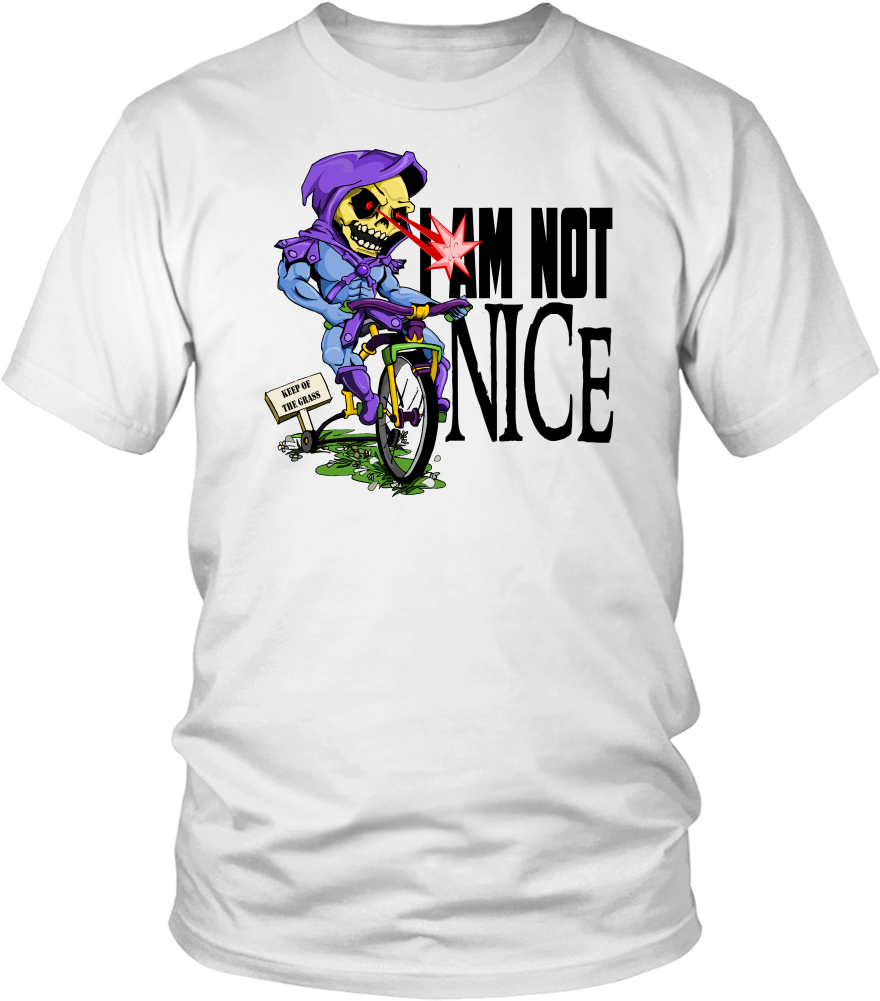 I Am Not Nice Skeletor Shirt M/f Several Colors Myaah - All Women Are Created Equal But Queens (1000x1000), Png Download