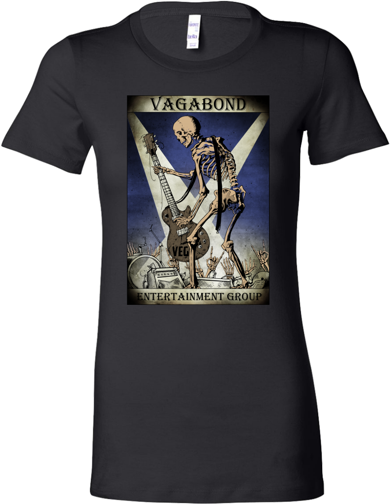 Scene Skeletor T-shirt - Red, White, & Blue Usa Shield Graphic Fitted Womens (1024x1024), Png Download