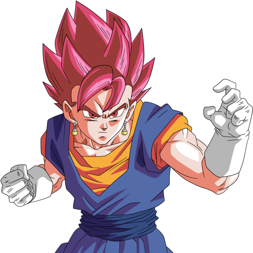 Wheerus Vs Ssjg Vegetto If Vegetto Loses, He Goes Ssjssg - Vegito Super Saiyan God Red (901x887), Png Download