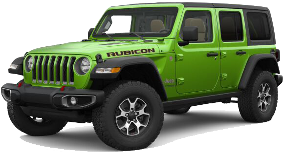 2018 Jeep Wrangler Green - Mojito Green Jeep Wrangler (608x335), Png Download