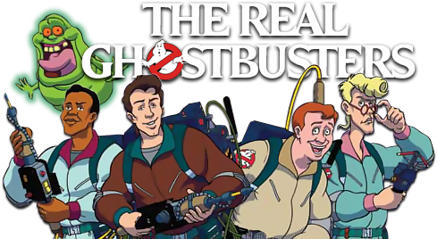 The Real Ghostbusters - Real Ghostbusters Png (500x281), Png Download