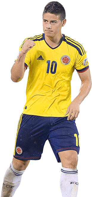 James Rodriguez Colombia - James Rodriguez Colombia Png (320x1000), Png Download