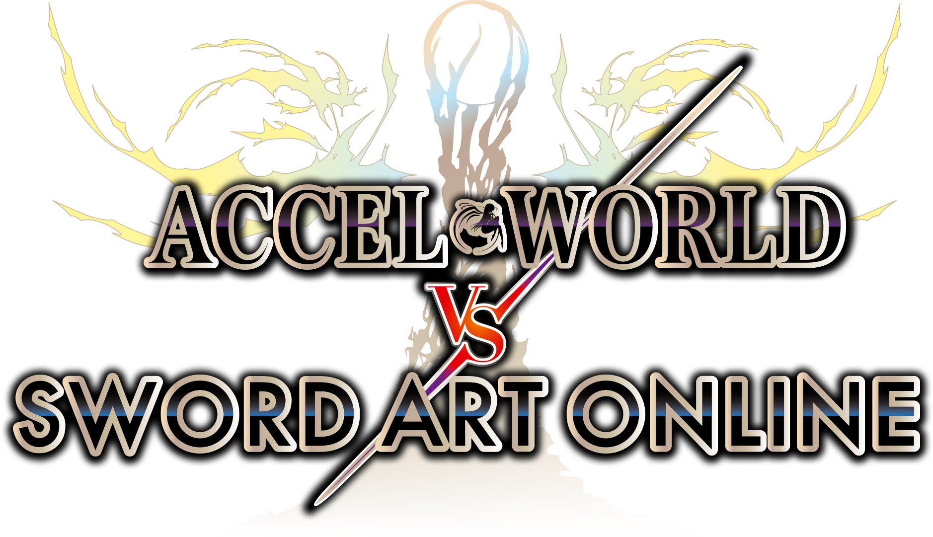 Sword Art Online Launches July 7 In The Americas And - Accel World Vs Sword Art Online Logo (1878x1081), Png Download