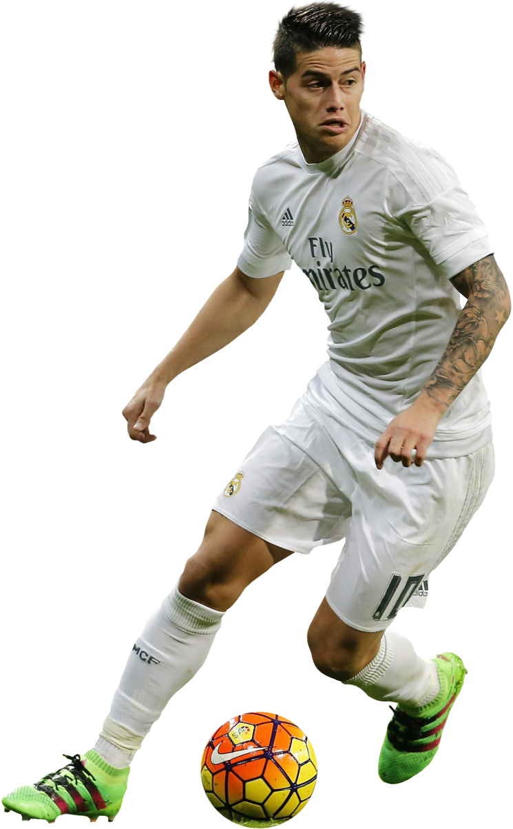 James Rodriguez - Real Madrid Player Png (745x1203), Png Download
