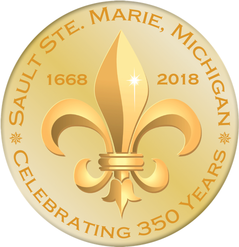 Marie Convention & Visitors Bureau - Sault Ste Marie 350th Anniversary (481x489), Png Download