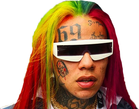 Lien Direct, 2018/16/7/1524423876 6ix9ine Lunettent2 - 6ix9ine Outfit (556x417), Png Download