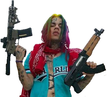 Report Abuse - Tekashi 6ix9ine (443x332), Png Download