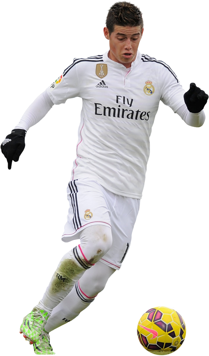 James Rodriguez Render - Arsenal (715x1221), Png Download