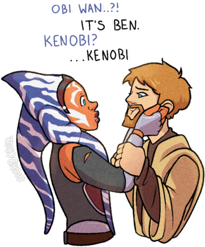 “it's - Obi Wan Ahsoka (500x576), Png Download