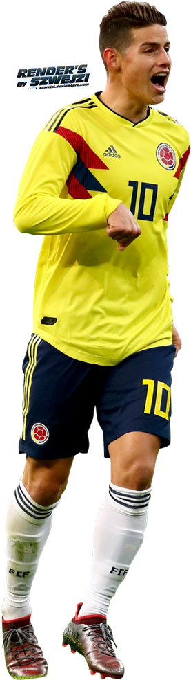 James Rodriguez By Szwejzi - James Rodríguez (296x1000), Png Download