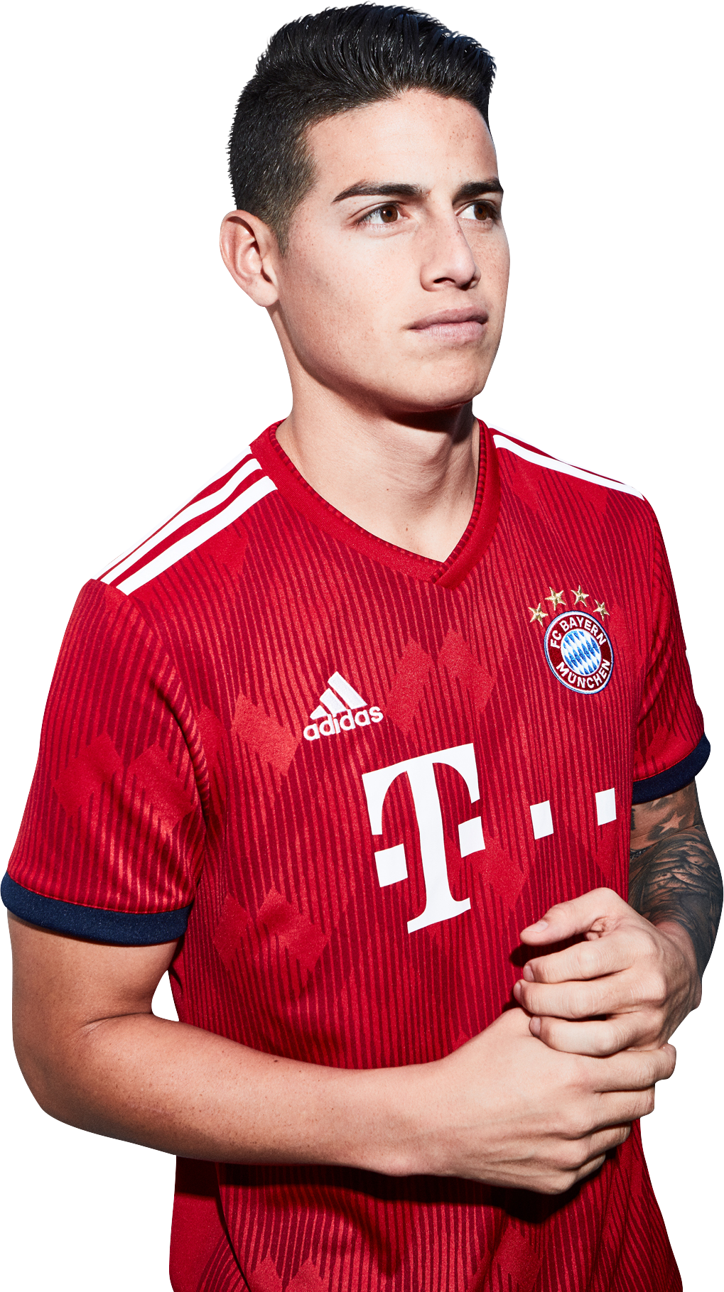 James Rodriguez Render - Bayern Munich Kit 18 19 (1019x1819), Png Download