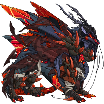 34742561 350 - Anubis Dragon (350x350), Png Download