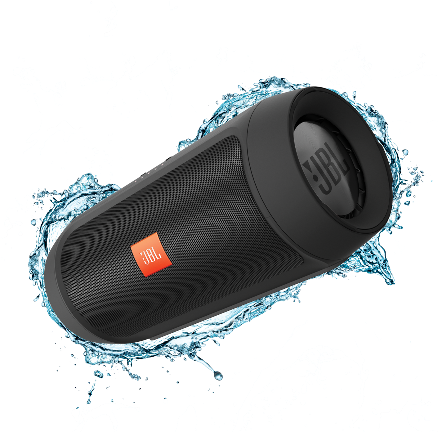 Jbl Charge 2 - Jbl Charge 2+ Splashproof Bluetooth Speaker (black) (1605x1605), Png Download