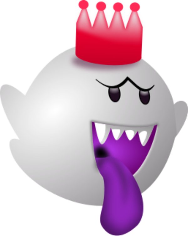 Mad Face Clip Art Free - King Boo Coloring Pages (600x754), Png Download