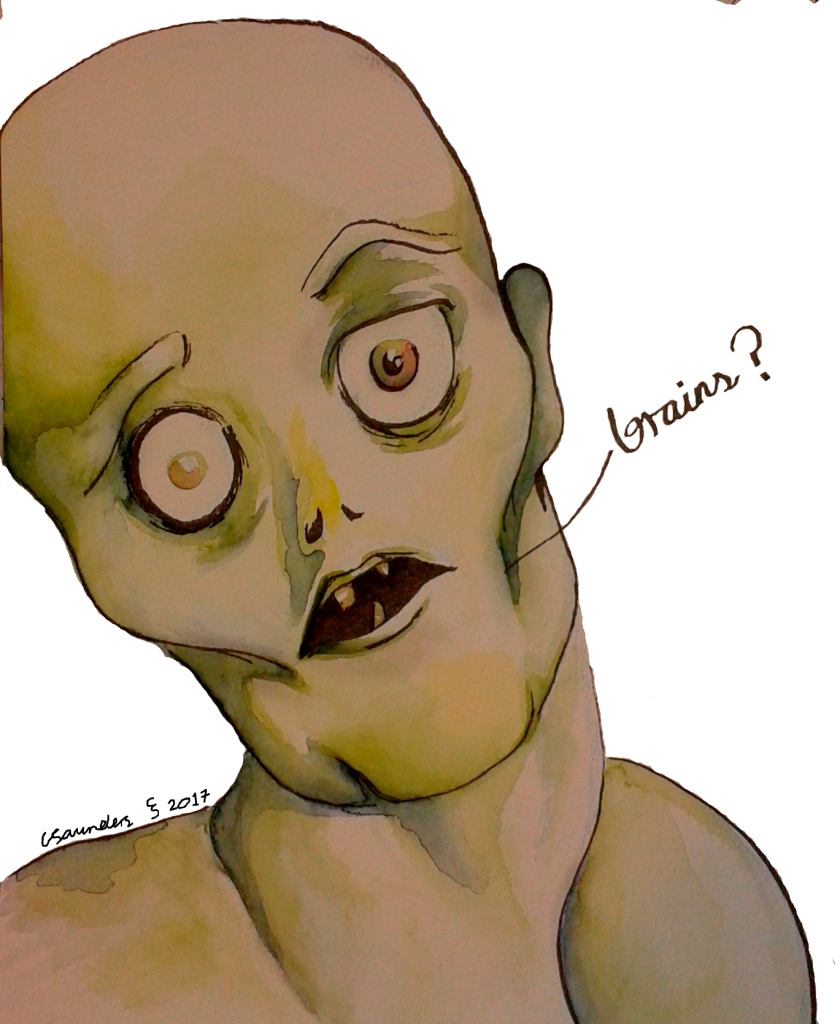 Breaking Up With Death By Cat Saunders - Illustration (840x1024), Png Download