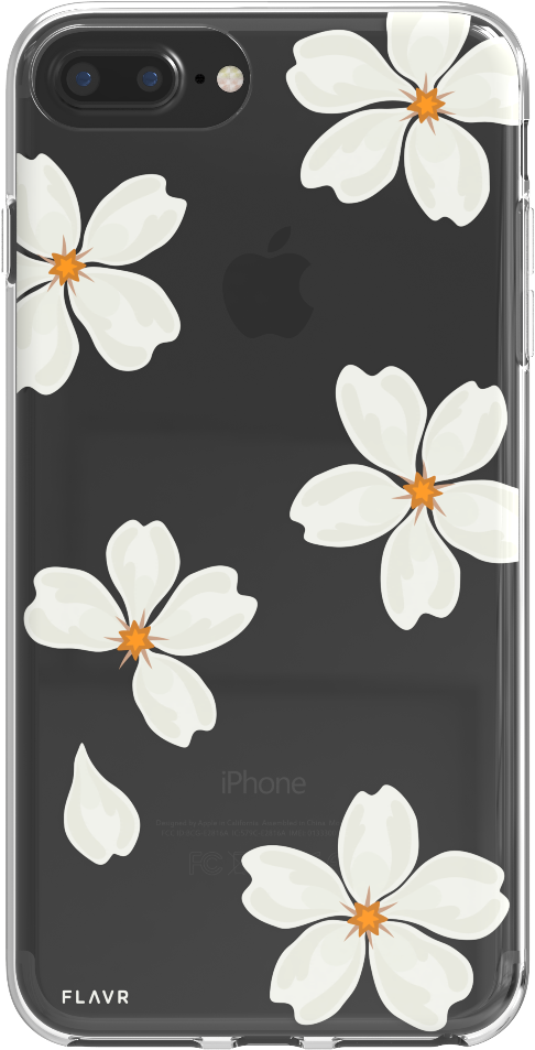 Flavr Backcover Iplate White Petals Für Iphone X (1200x1200), Png Download