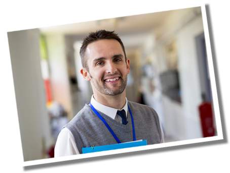 Teach Bucks Pic - Teacher (454x343), Png Download