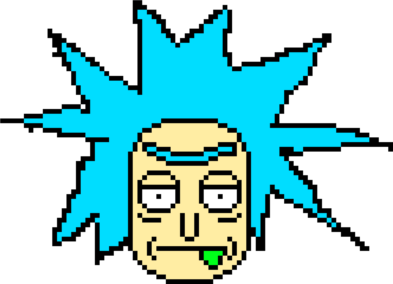 Rick Sanchez Face - Rick Sanchez (2180x1360), Png Download