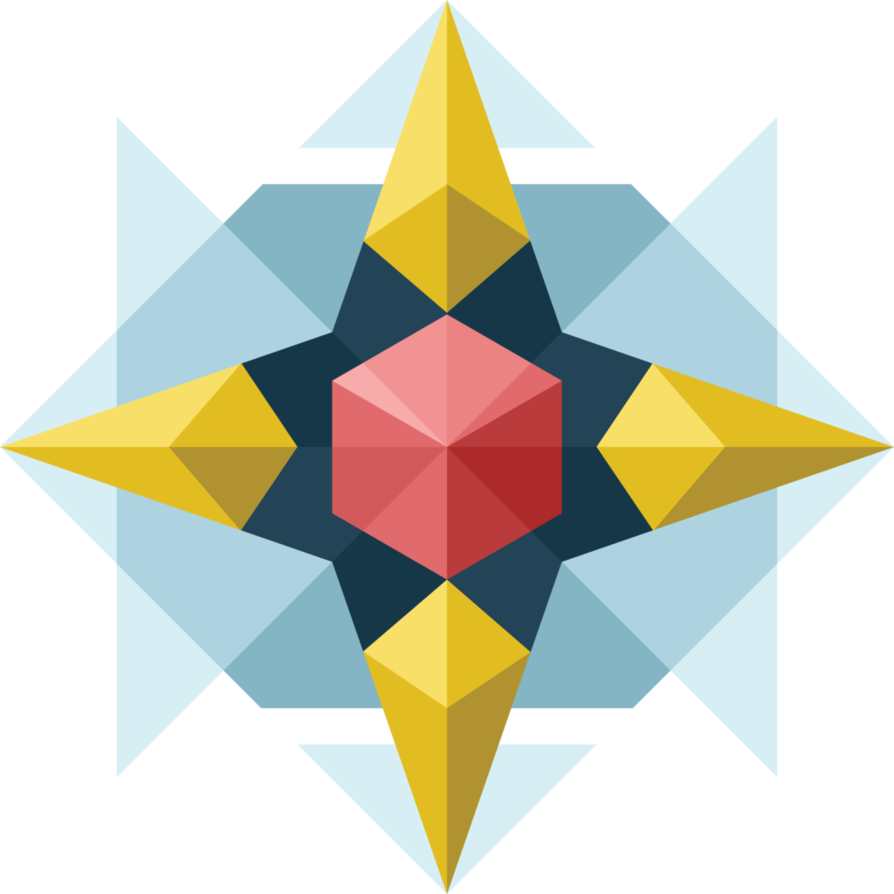 Polygon Design Png Transparent Background (894x894), Png Download