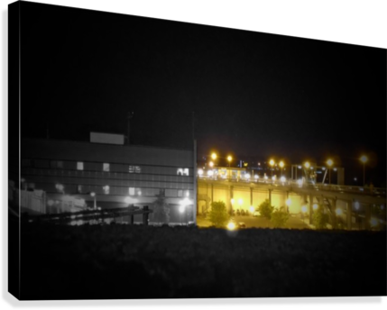 Silver Gold Paris Urban Splash Canvas Print - Color (429x344), Png Download