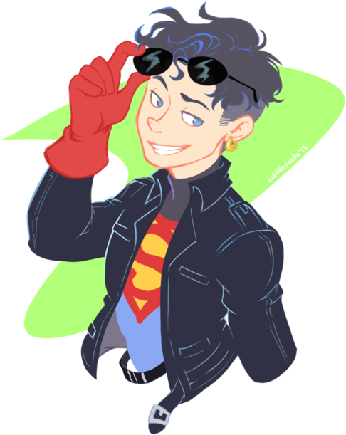 Superboy, Conner, And Young Justice Image - 90's Kon (500x636), Png Download