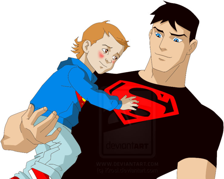 Justicia Joven Images Superboy And Baby Hd Wallpaper - Young Justice (900x600), Png Download