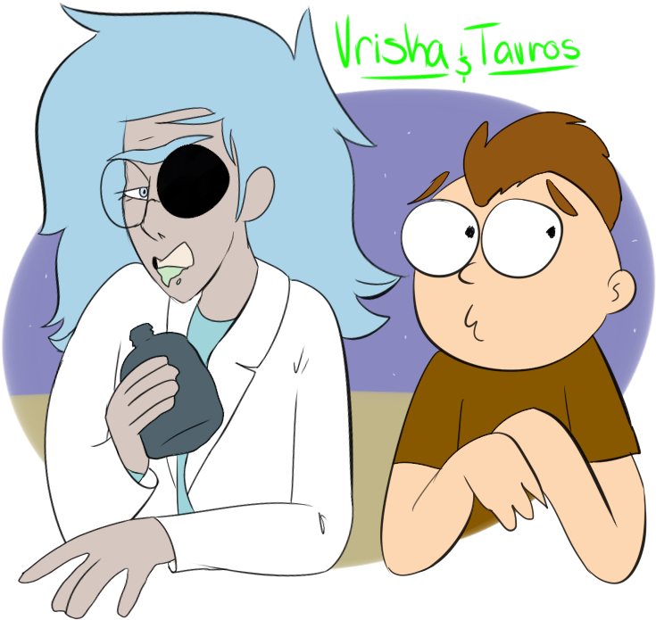 \1гы^дл*гоь,ms Paint Adventures,фэндомы,r&m Crossover - Homestuck Rick (800x751), Png Download