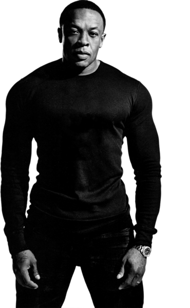 Dr Dre Bw Hq - Dr Dre (370x600), Png Download