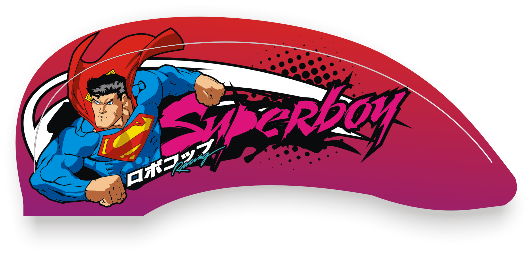 3d Superboy 2 Vector Cdr Design For Cutting Sticker - Cutting Sticker 3d Vector (1063x509), Png Download