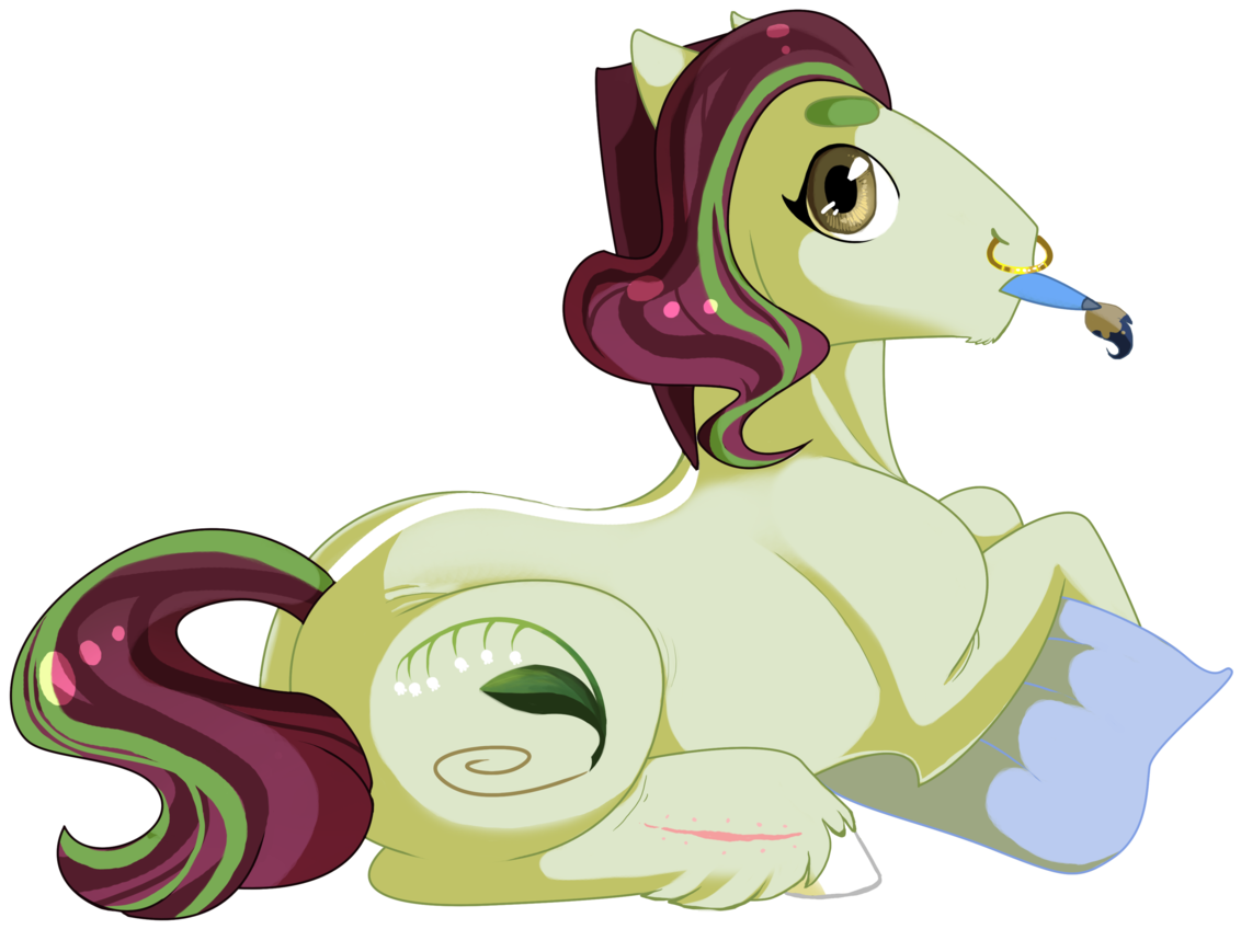 Vindhov, Earth Pony, Female, Mare, Mouth Hold, Nose - Deviantart (1280x1014), Png Download