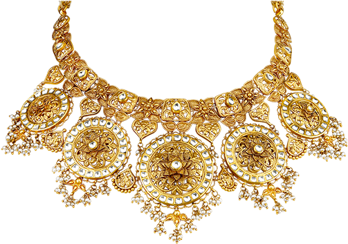 3817nhn - Tanishq Jewellery Padmavati (520x500), Png Download