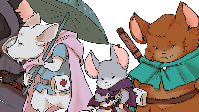 Six Feats Under - Mouse Guard Rpg (636x358), Png Download