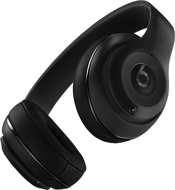 Studio Wireless 2 - Beats Studio3 Wireless Black (1000x700), Png Download