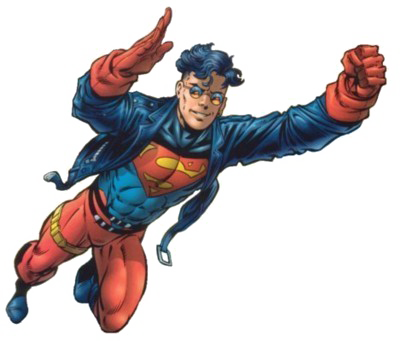 Superboy Png Image Background - Super Boy (400x341), Png Download
