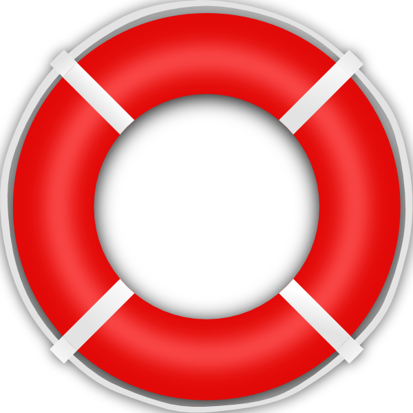 Life Ring Vector - Life Preserver Clip Art (600x600), Png Download