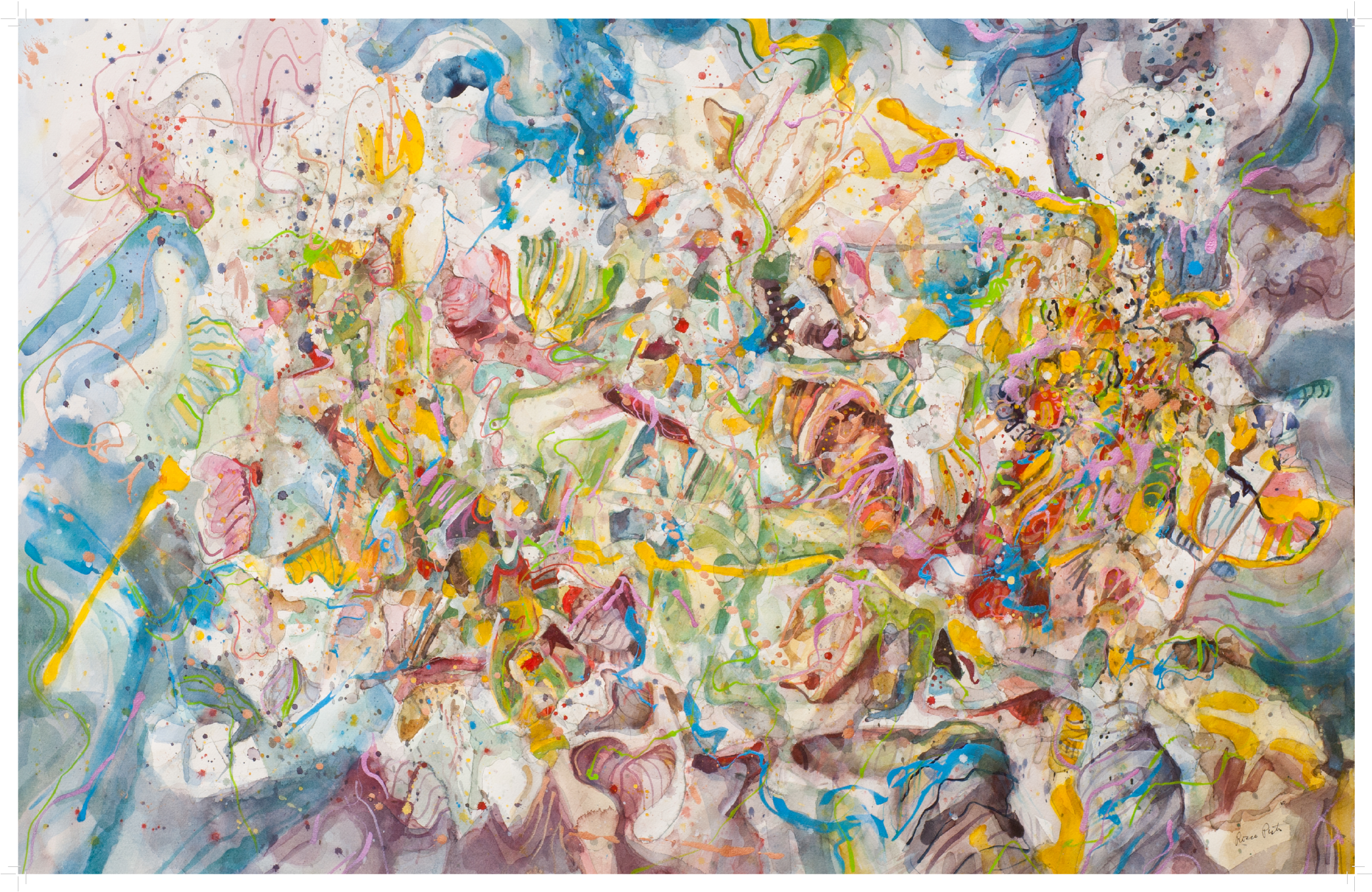 Kitchen Palette - Modern Art (2083x2179), Png Download