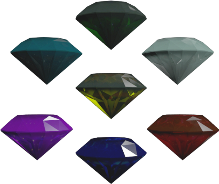 Chaos Emeralds - Sonic Unleashed Chaos Emeralds (750x650), Png Download