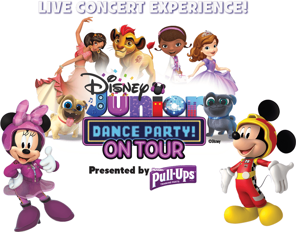Inspired By Favorite Disney Junior Series, The Interactive - Disney Junior Dance Party On Tour 2018 (1050x850), Png Download