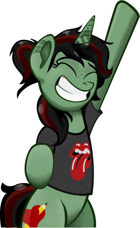 Smokeymcdaniel, Clothes, Grin, Oc, Oc Only, Pony, Rolling - Cartoon (475x770), Png Download
