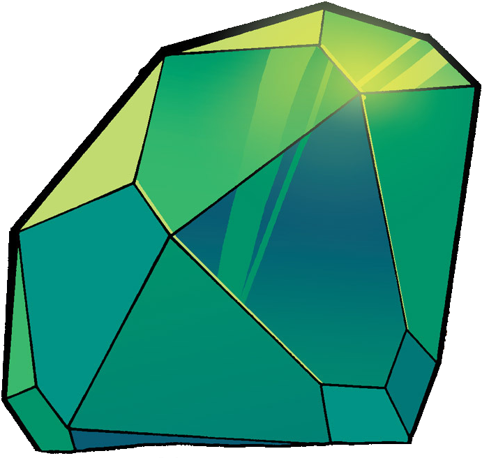 Crystal Clipart Emerald - Master Emerald (705x661), Png Download