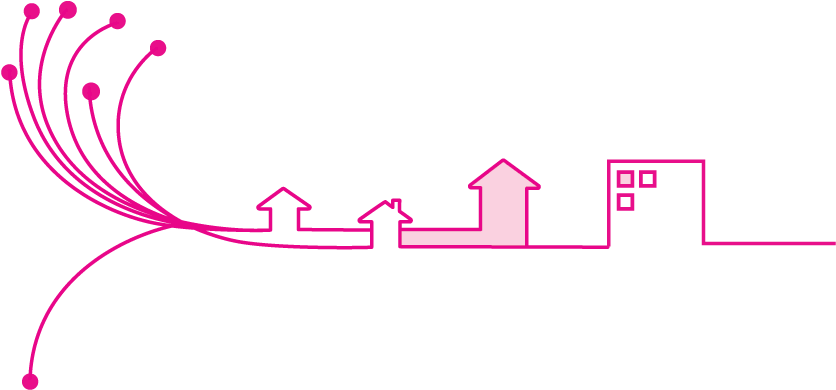 Fibre Lines - Fiber To The Home Logo (844x412), Png Download
