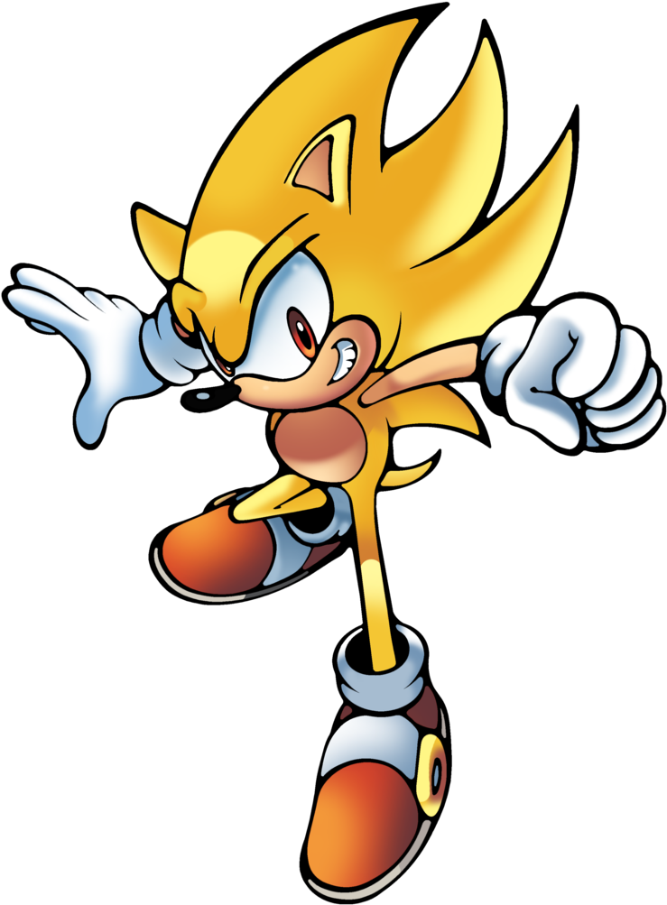 Johnny On Twitter - Super Sonic The Hedgehog (756x1057), Png Download