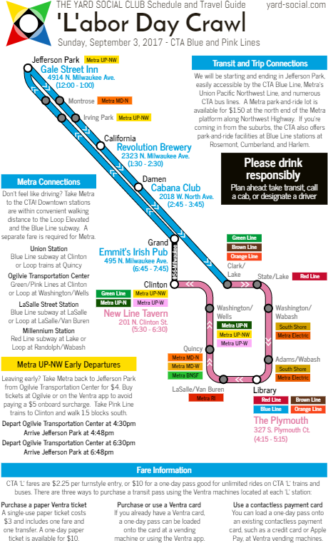 Interactive Map - Blue Line Transfer To Pink Line (528x815), Png Download